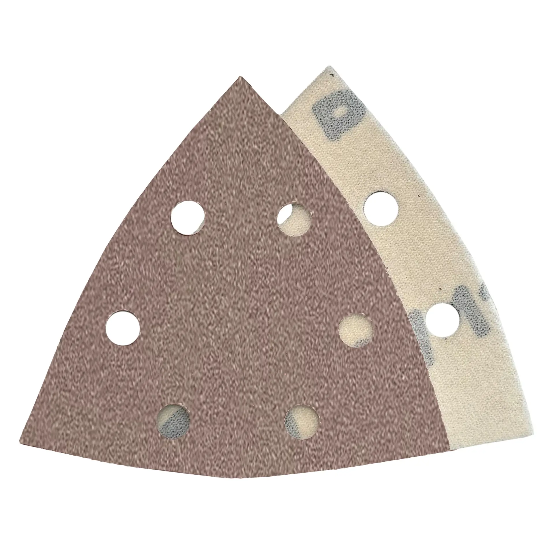 HELLER Deltaschleifdreieck 93 mm Klett Lochung 6 (10 Stück)