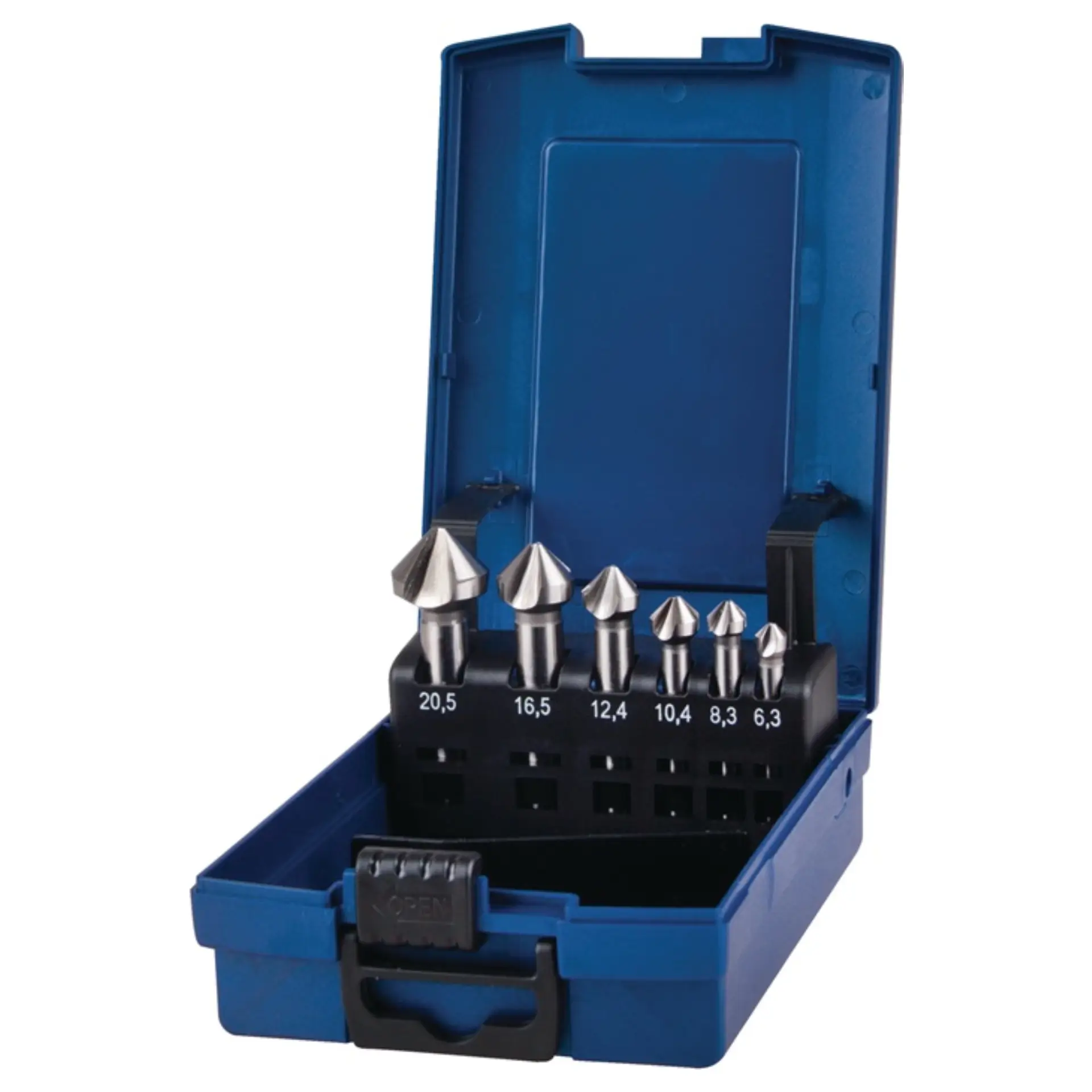 TECWERK Kegelsenker-Satz HSS-Co DIN 335C 90° 6-tlg.