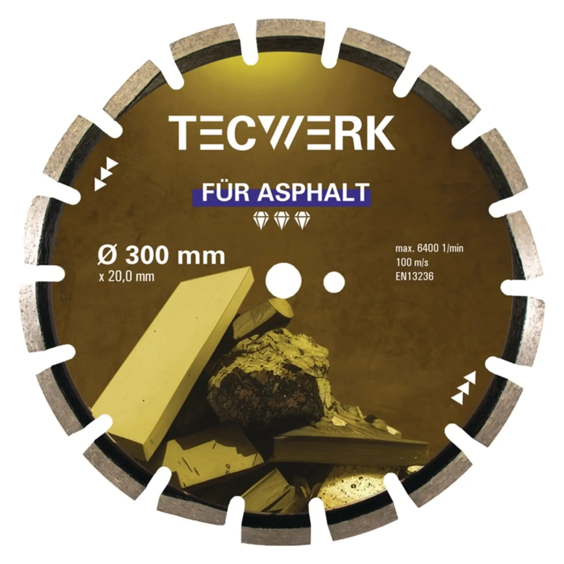 TECWERK Diamanttrennscheibe ASPHALT