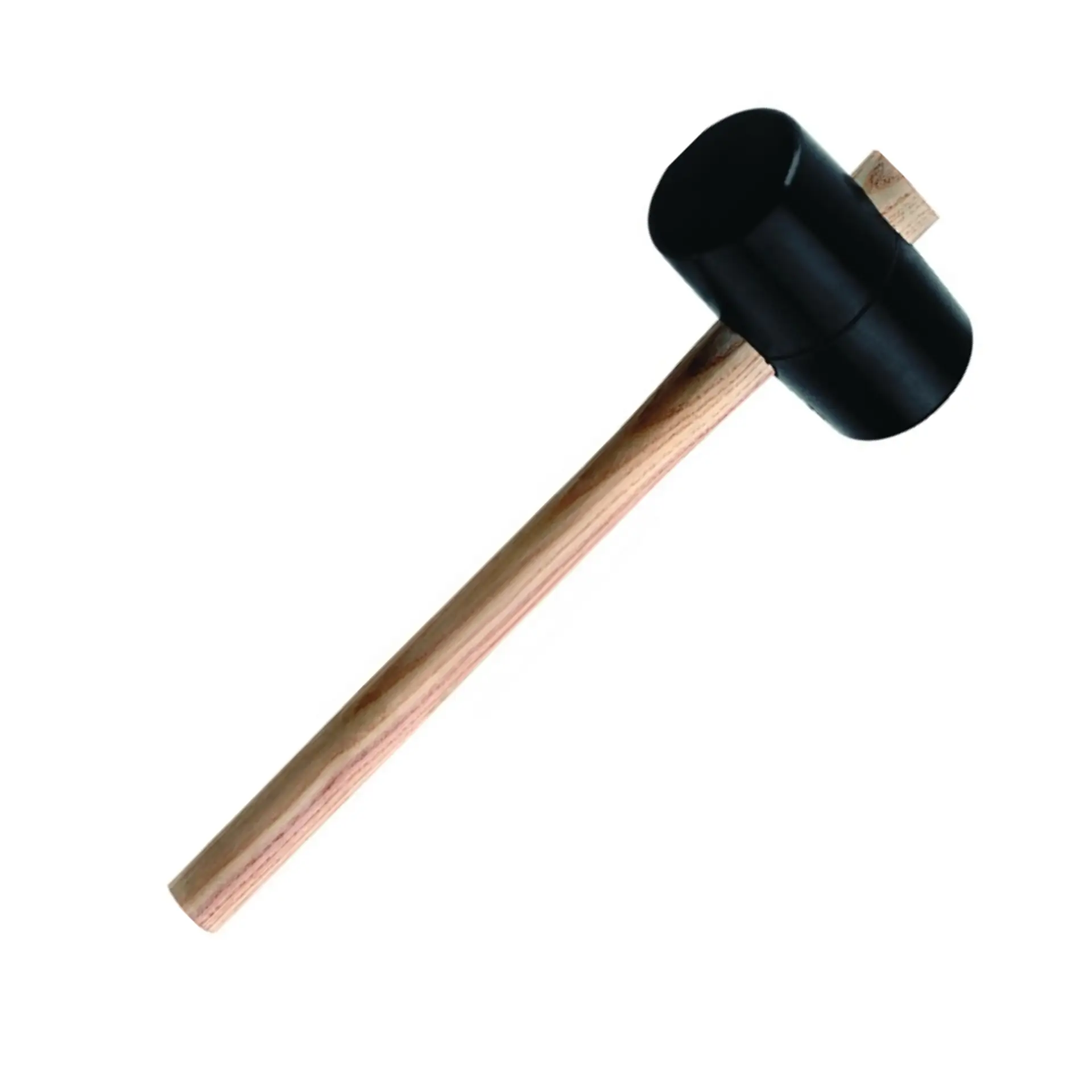 TECWERK Gummihammer 90 Shore A flache Bahn Esche schwarz