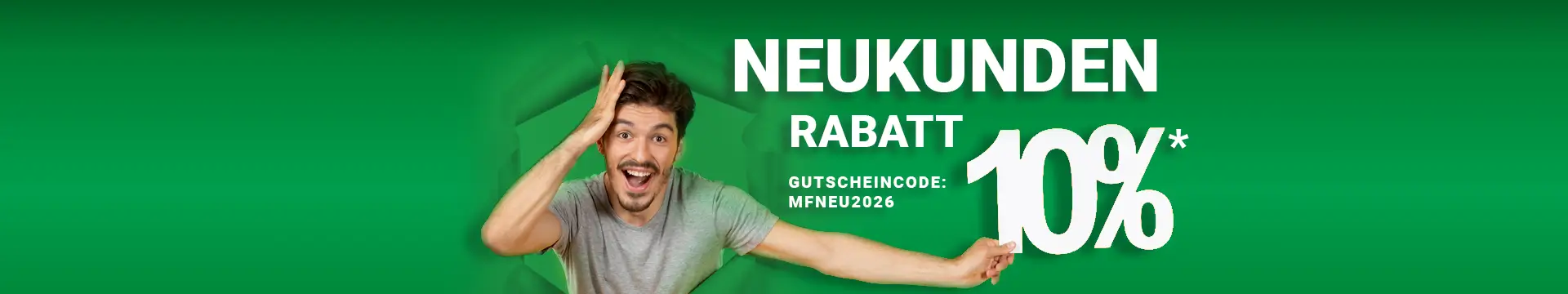 10 % Neukundenbanner
