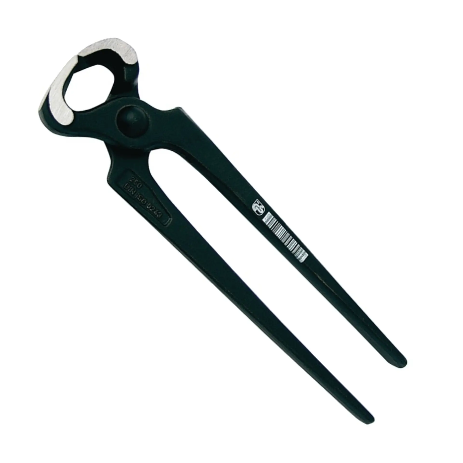 TECWERK Kneifzange Kopf poliert Zange schwarz lackiert