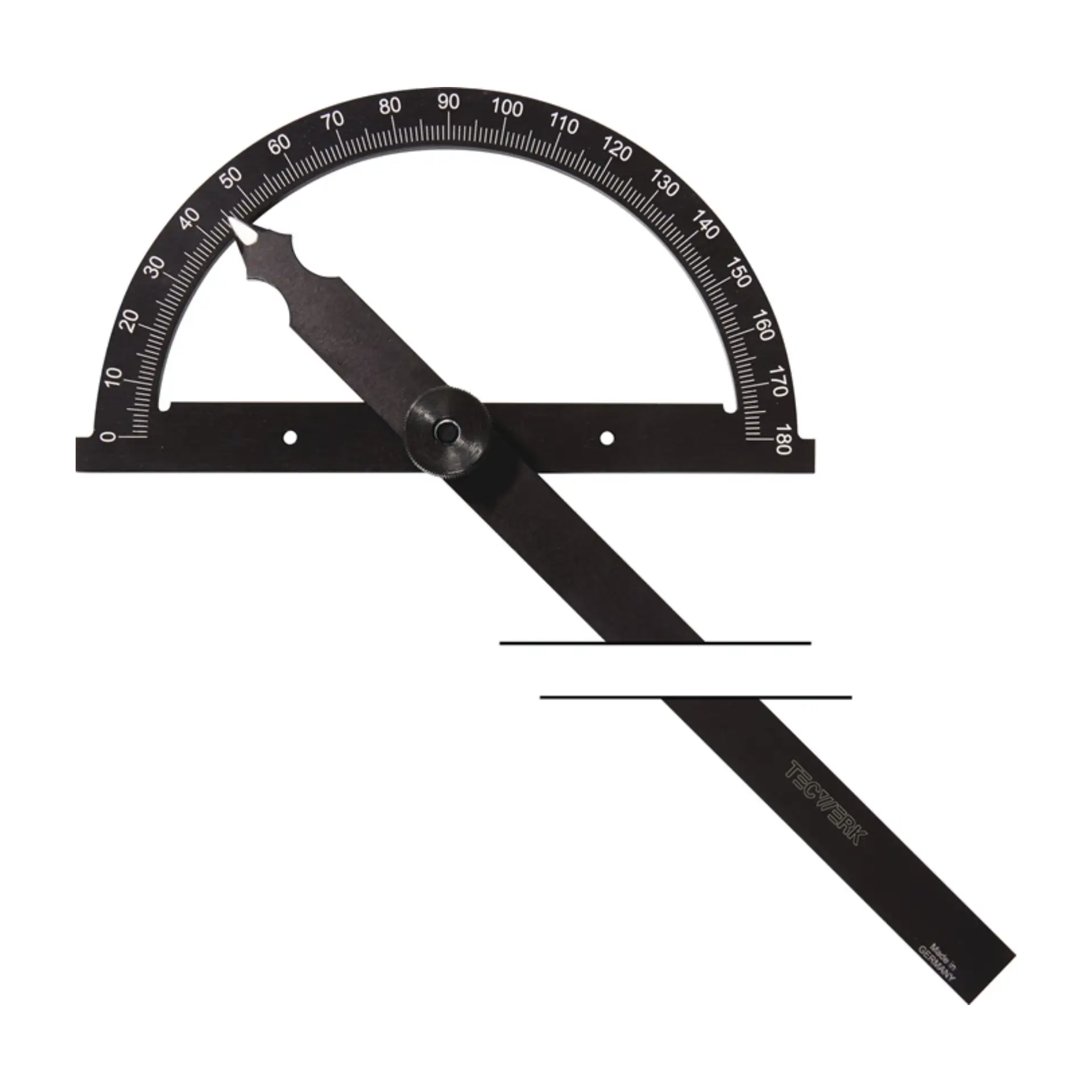 TECWERK Winkelmesser schwarz