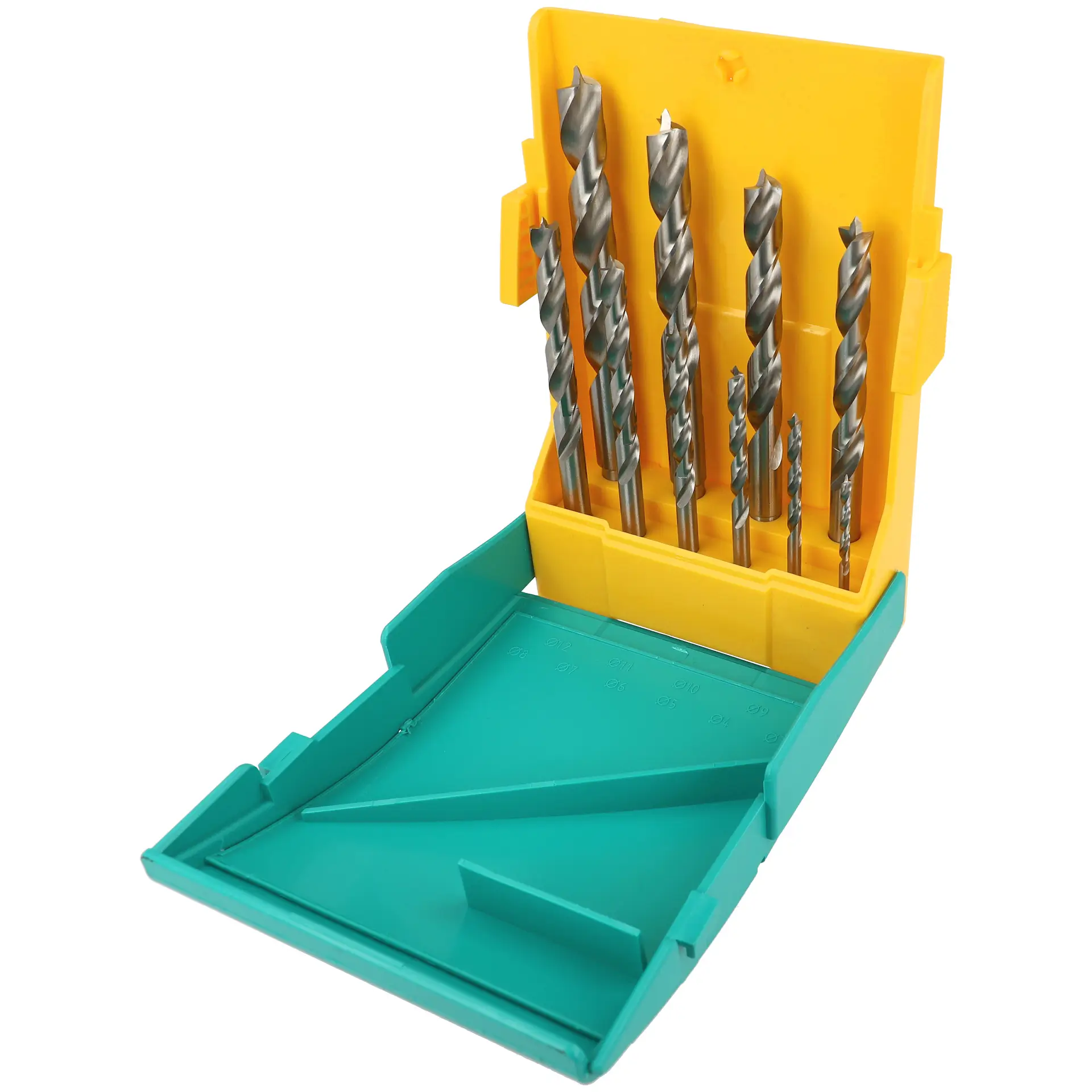 HELLER Holzbohrer HSS Turbo Satz 10-tlg.