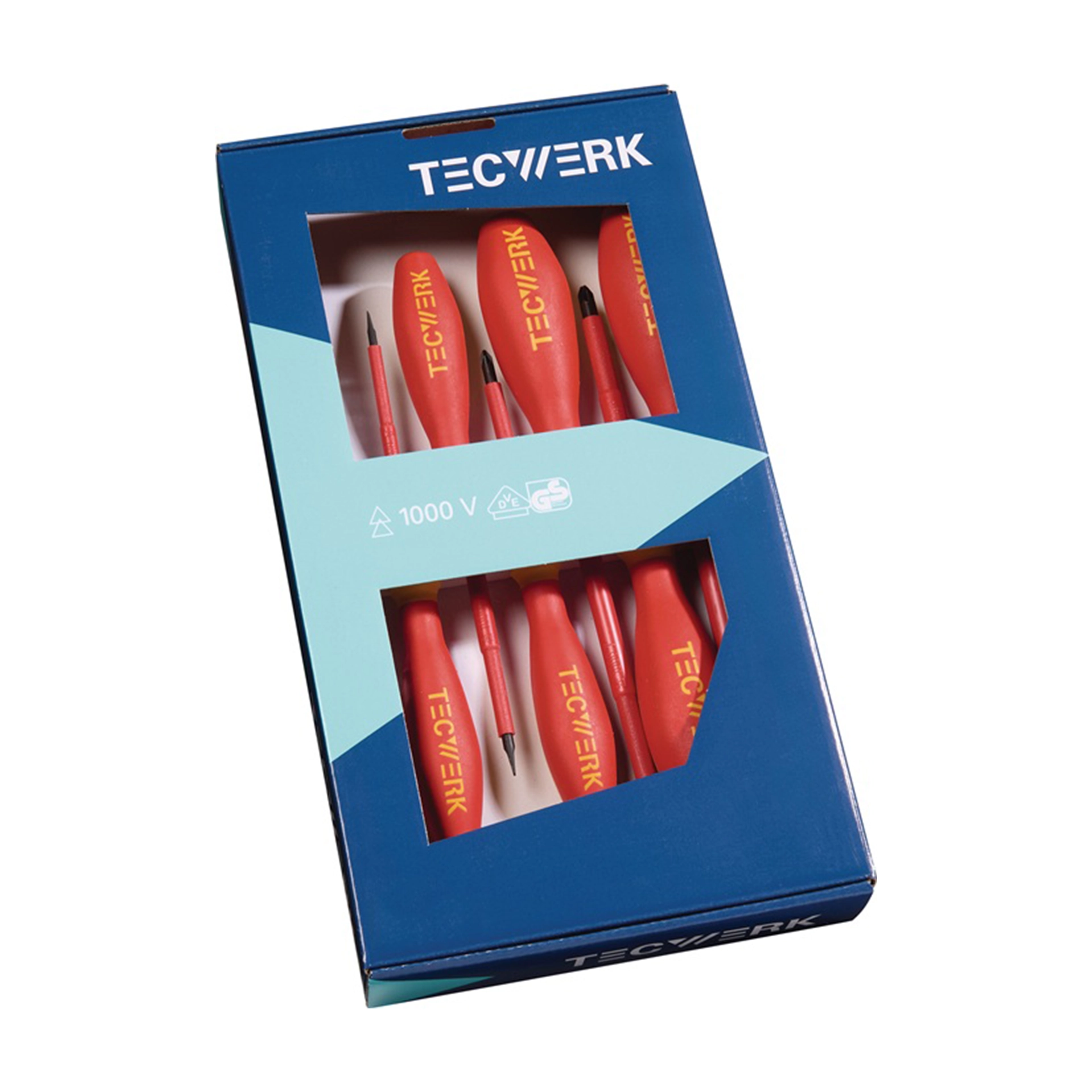 TECWERK Schraubendreher-Satz 7-tlg.