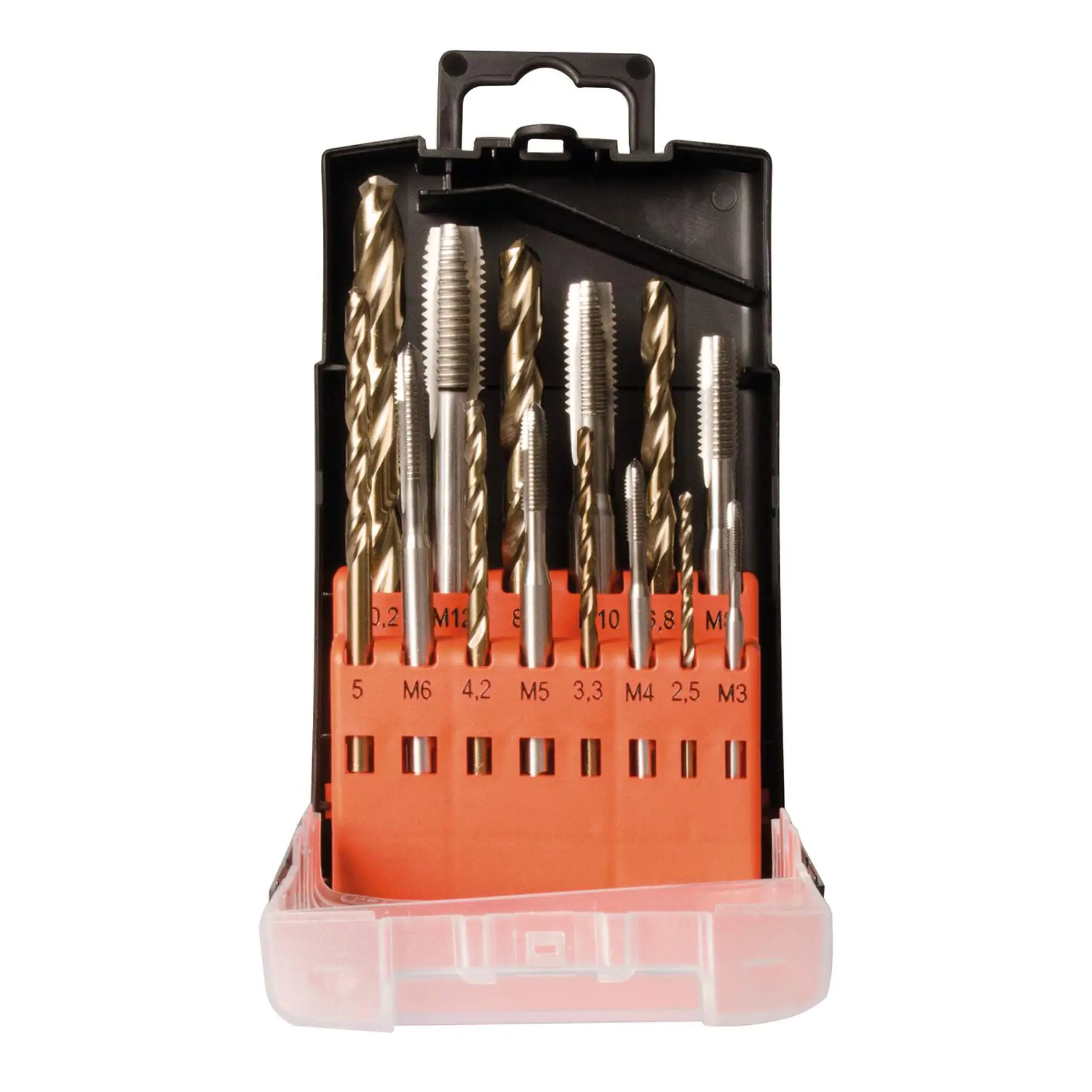 PROJAHN Maschinen Gewindebohrer Satz HSS-Co Form B DIN 371/376 14-tlg.