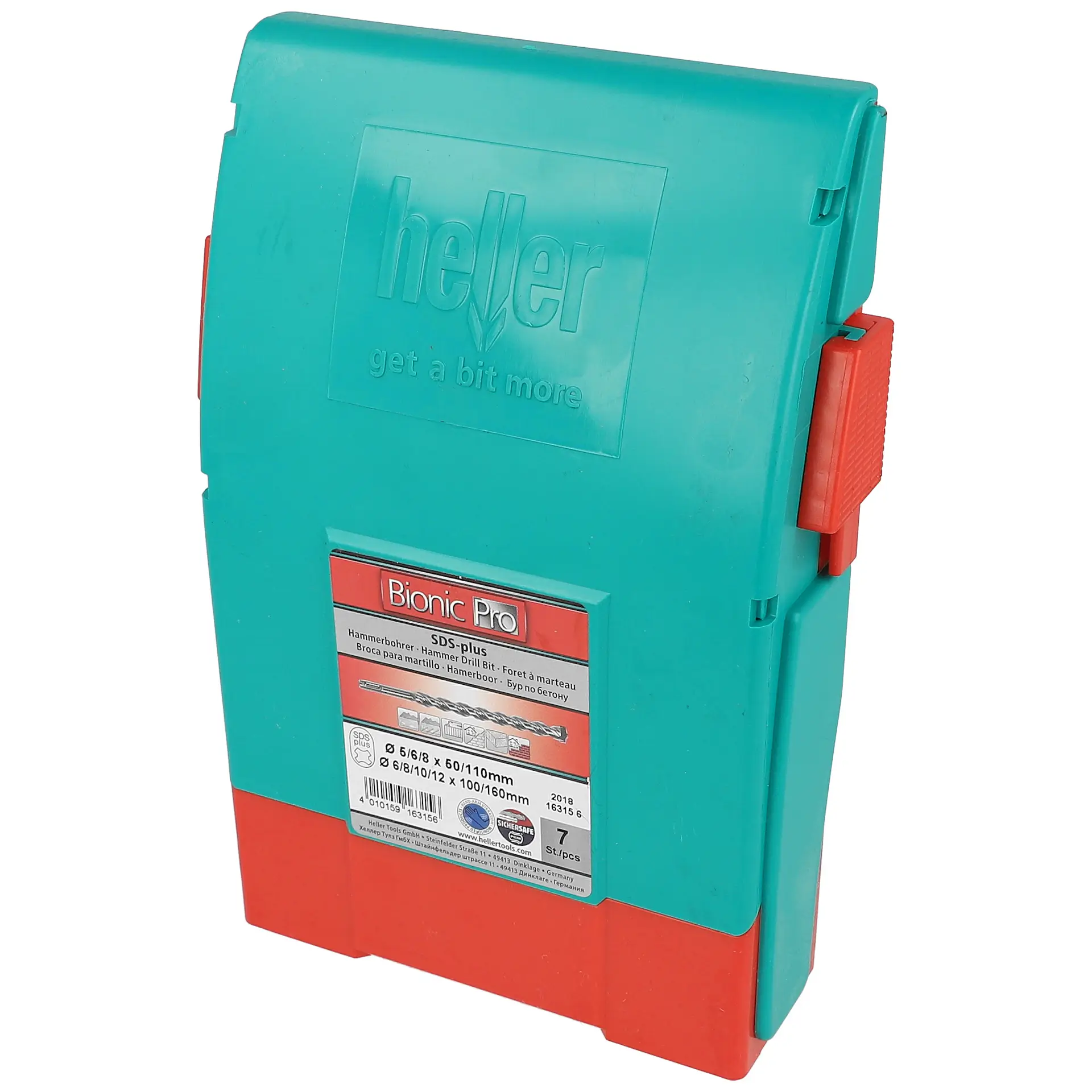 HELLER Hammerbohrer BionicPro SDS-Plus Satz 7-tlg.