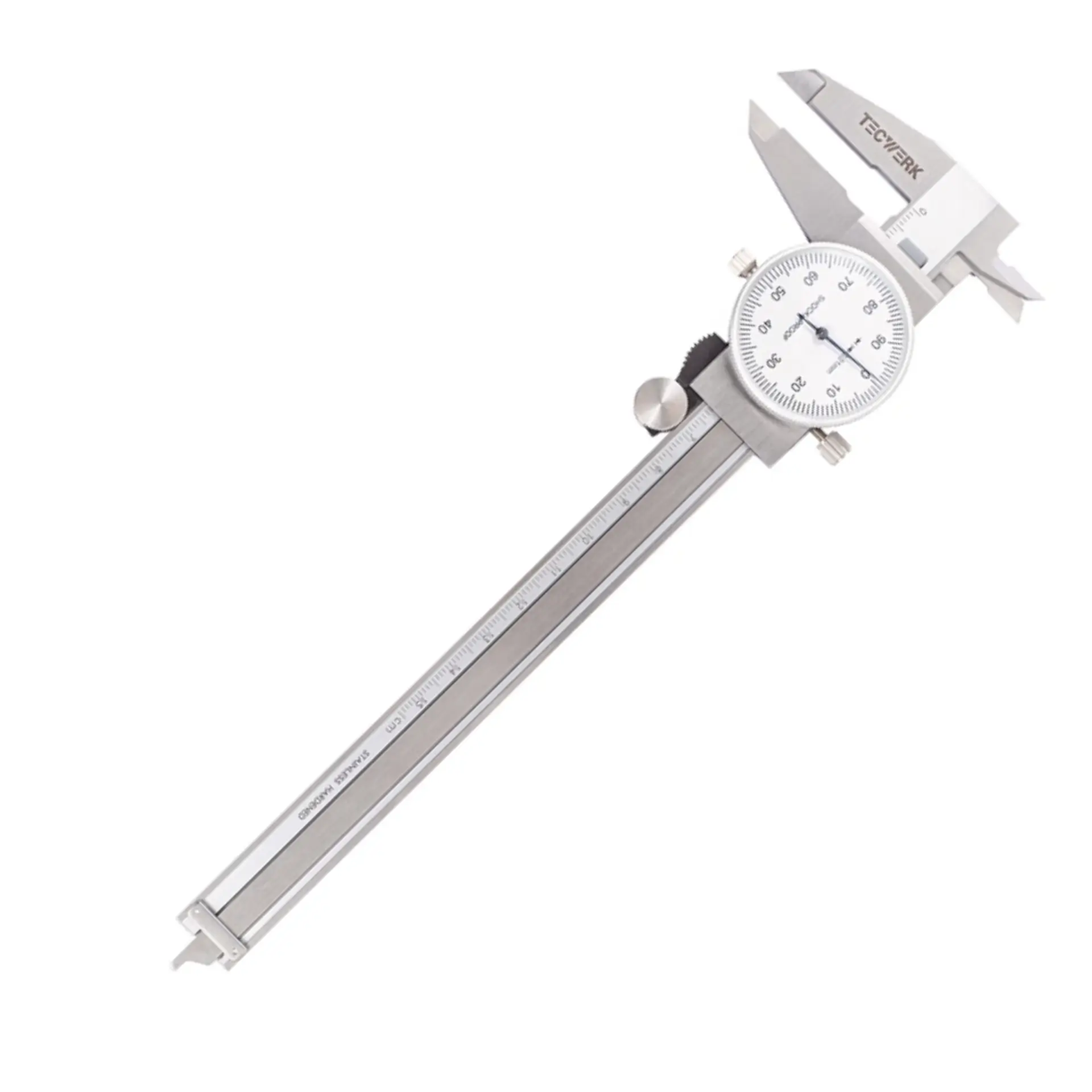 TECWERK Uhrmessschieber DIN 862 150 mm, 1 Zeigerumdrehung 1 mm