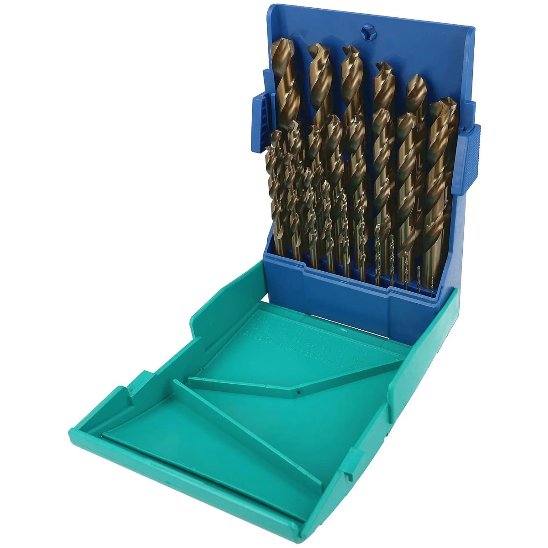 HELLER Edelstahlbohrer HSS-Co DIN 338 RN Satz 25-tlg.