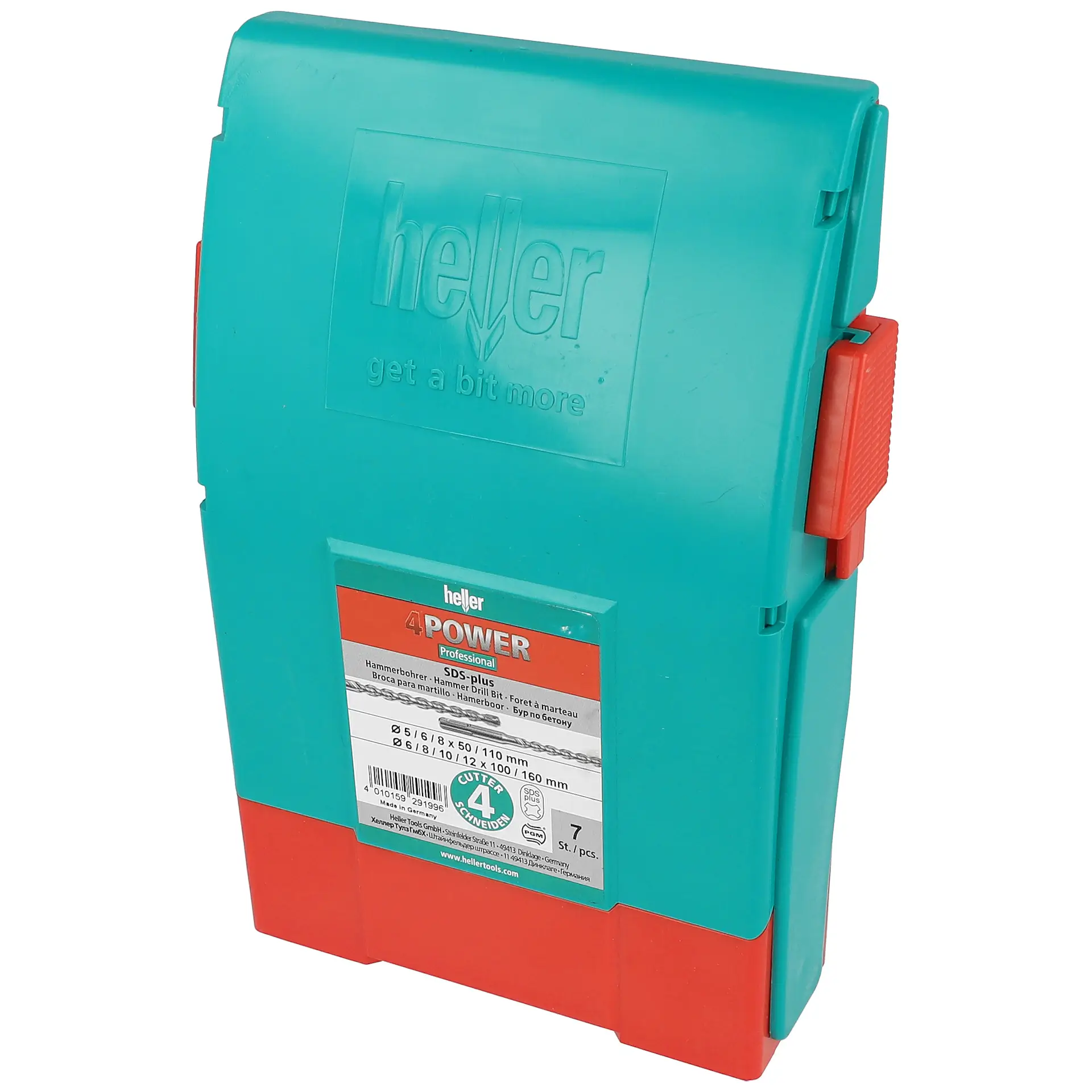 HELLER Hammerbohrer 4Power Pro SDS-Plus Satz 7-tlg.