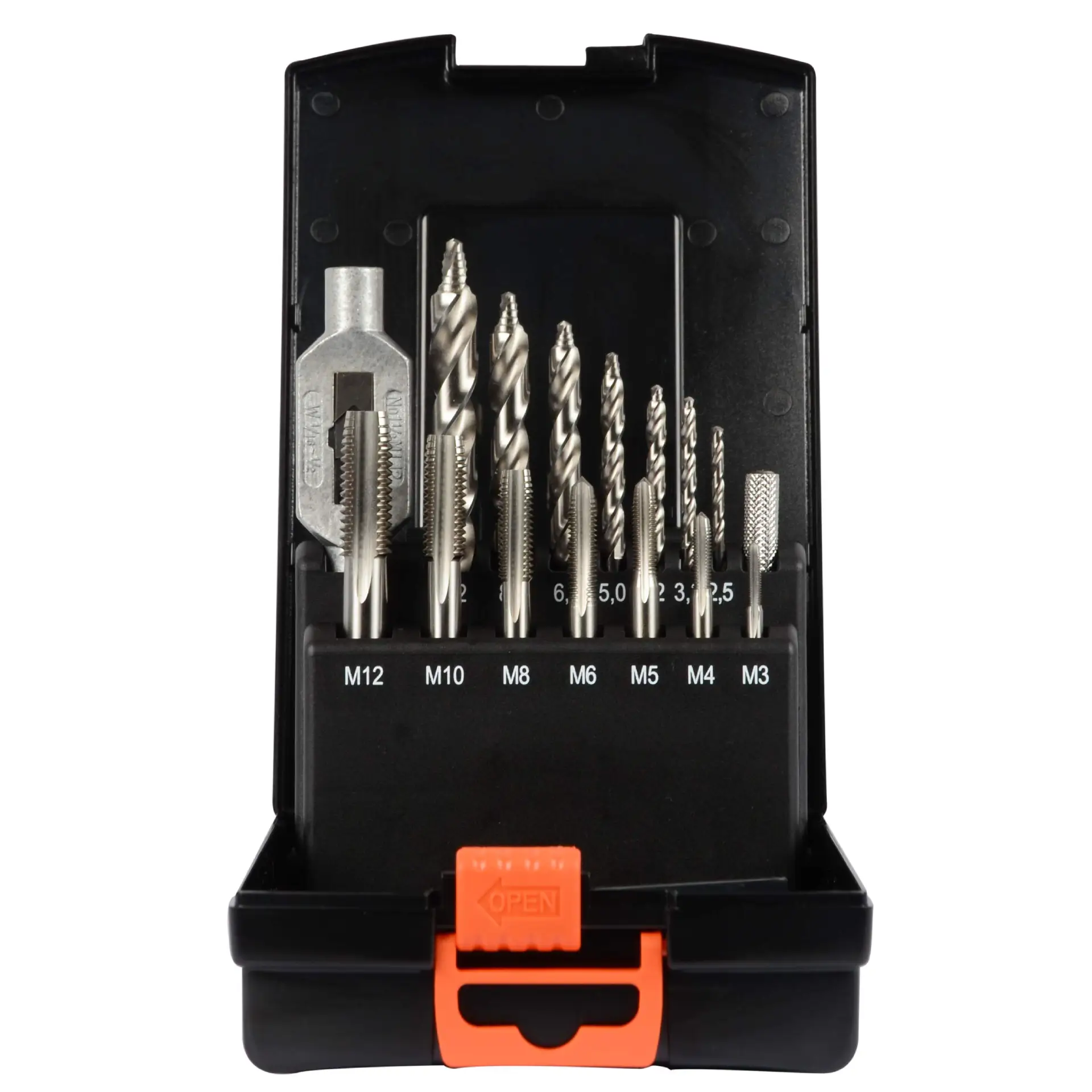 PROJAHN Gewindebohrer Prostep HSS-G in Kuststoff-Kassette Set 15-tlg.