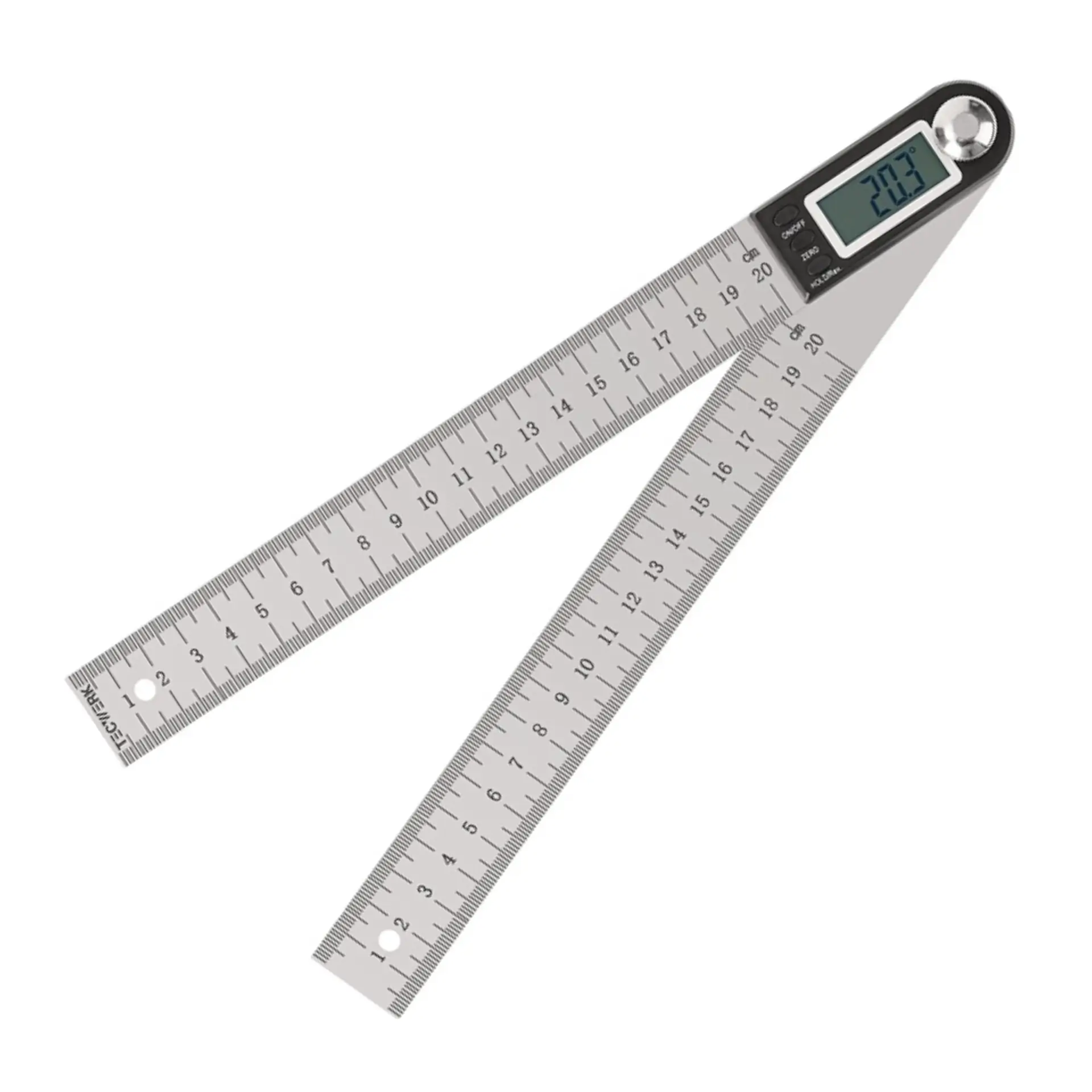 TECWERK Winkelmesser Ablesung 0,1 ° digital