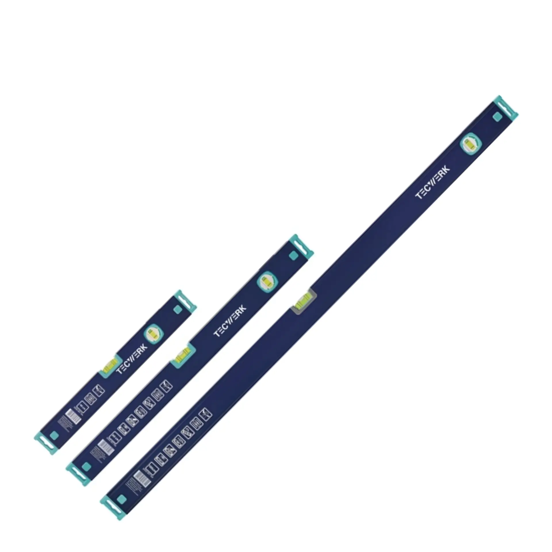 TECWERK Wasserwaagen-Set 3-tlg.